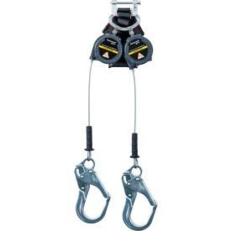 HONEYWELL NORTH Miller® TurboLite® Edge Personal Fall Limiter, 2-Legs, Aluminum Hook, 9', MFLEC2-12/9FT MFLEC2-12/9FT